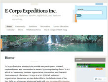 Tablet Screenshot of e-corps.org